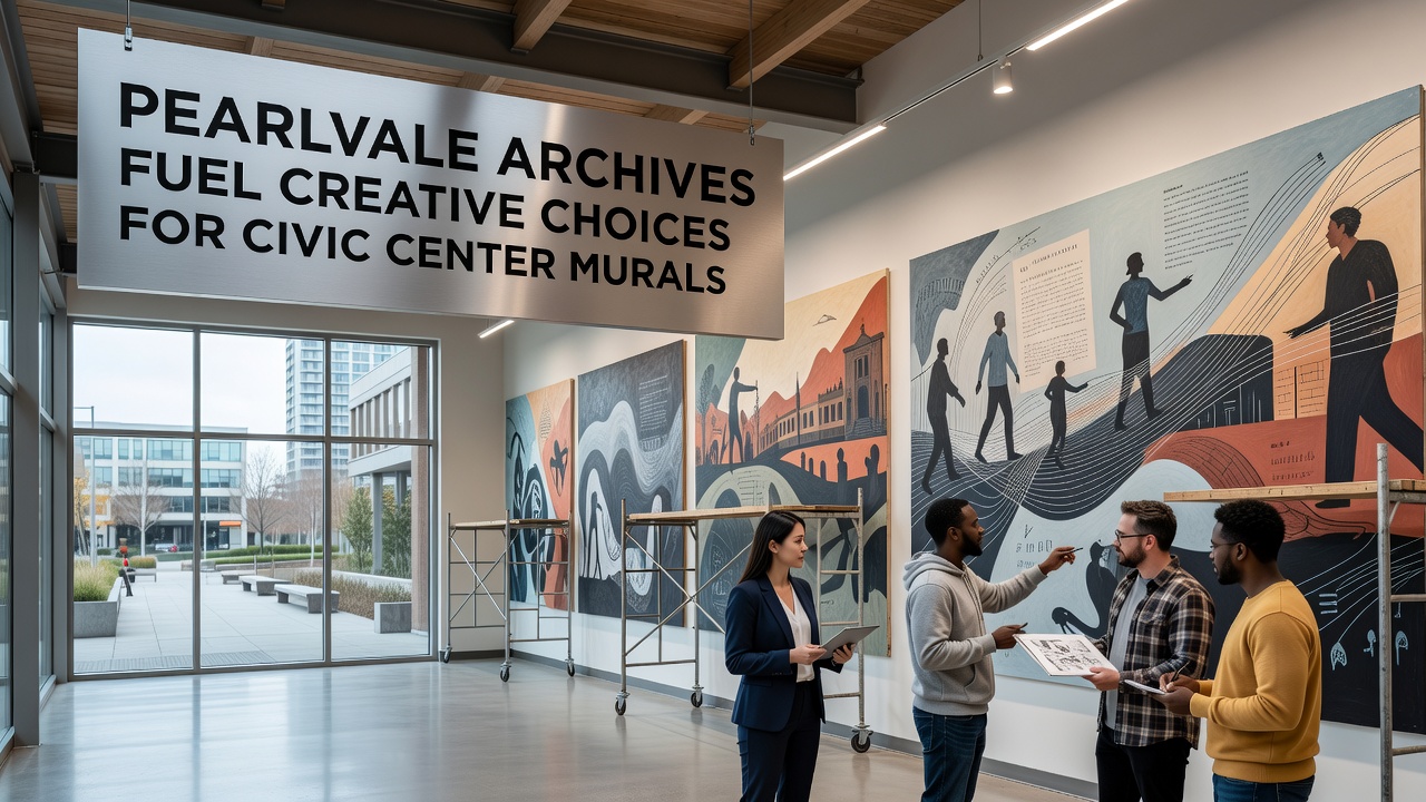 Pearlvale Archives Fuel Creative Choices for Civic Center Murals